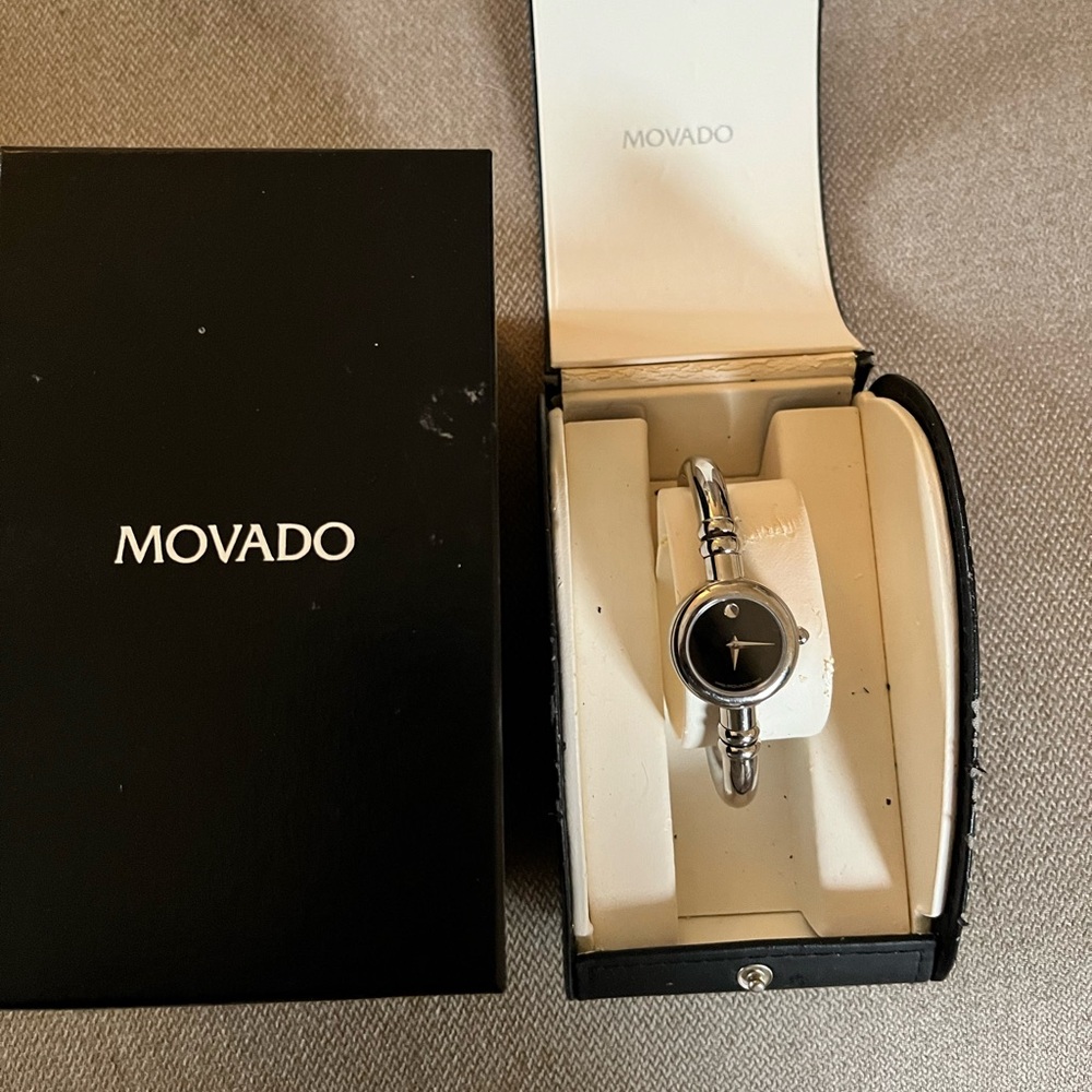 MOVADO Bareleto Bangle Stainless Steel Women’s Watch